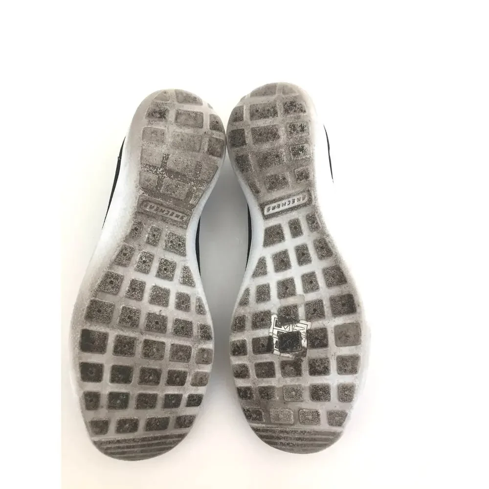 Skechers Air-Cooled Memory Foam‎ Black Textile Ballet Flats Womens 6.5